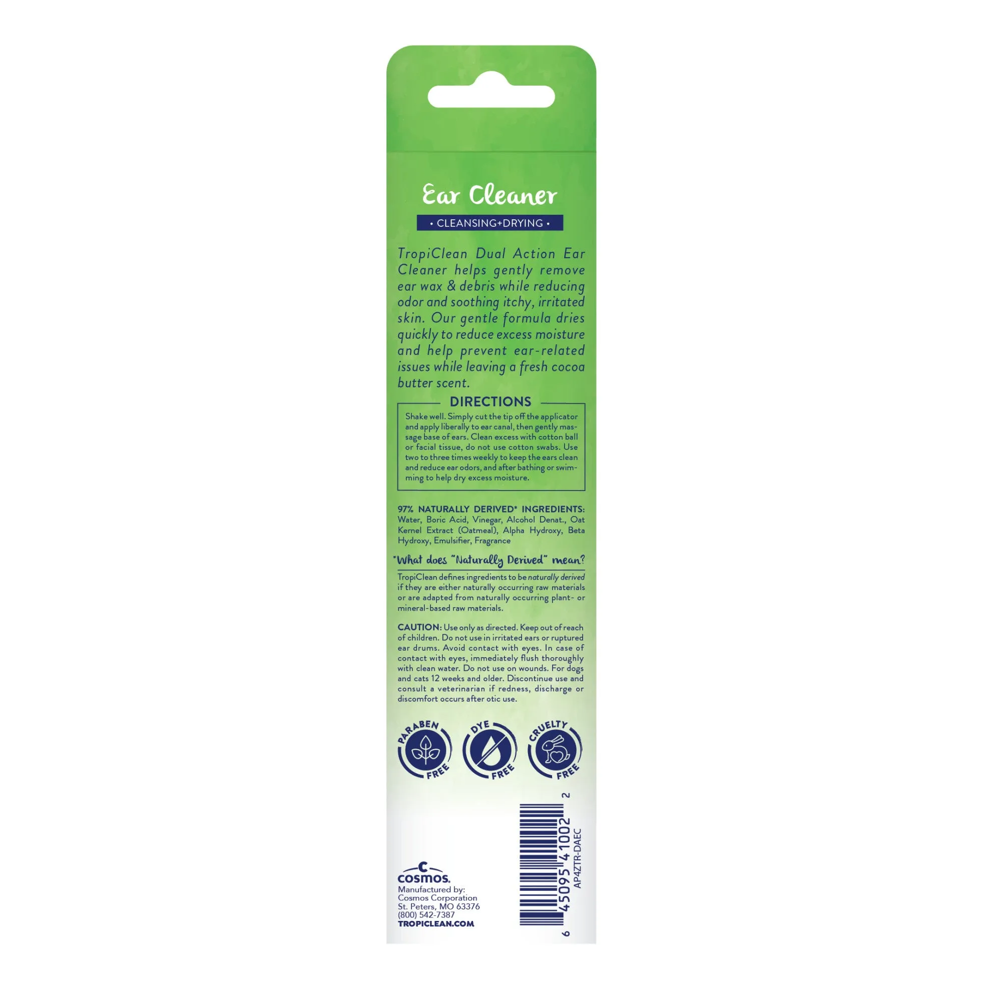 Tropiclean Dual Action Ear Cleaner