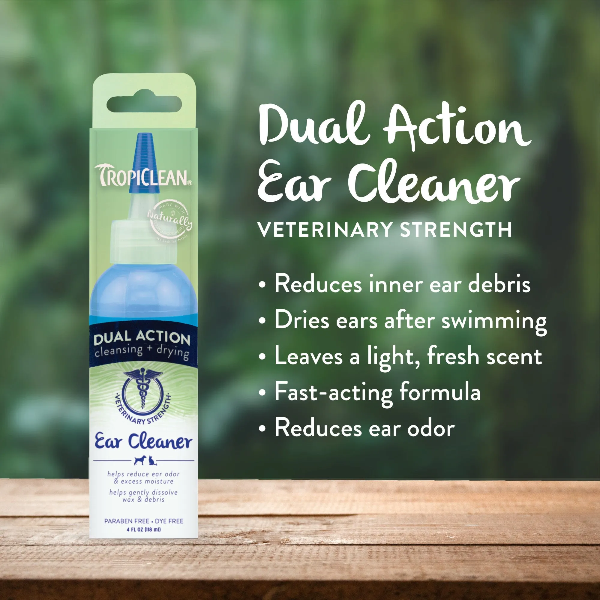 Tropiclean Dual Action Ear Cleaner