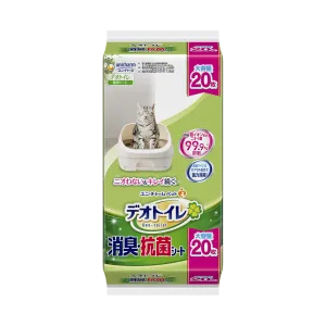 Unicharm Cat Deo-Toilet Absorbent Pads Refill Unscented 20pcs