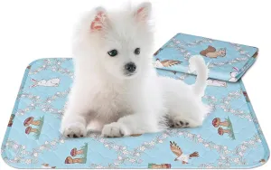 Washable Pee Pads for Dogs, 18'' x 24'' Reusable Puppy Pads, Waterproof Pet Pads for Dog Cat, Absorbing Training Pads, Puppy Potty Pads with Waterproof Bottom (18" x 24")