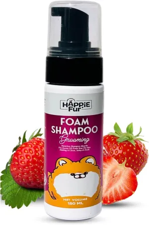 Waterless Shampoo for Dogs & Cats (Strawberry Scent, 5.1 Oz)  No Rinse Shampoo for Sensitive Skin  Ph Balanced & Paraben Free  Absorbs Excess Oil, Freshens Coat