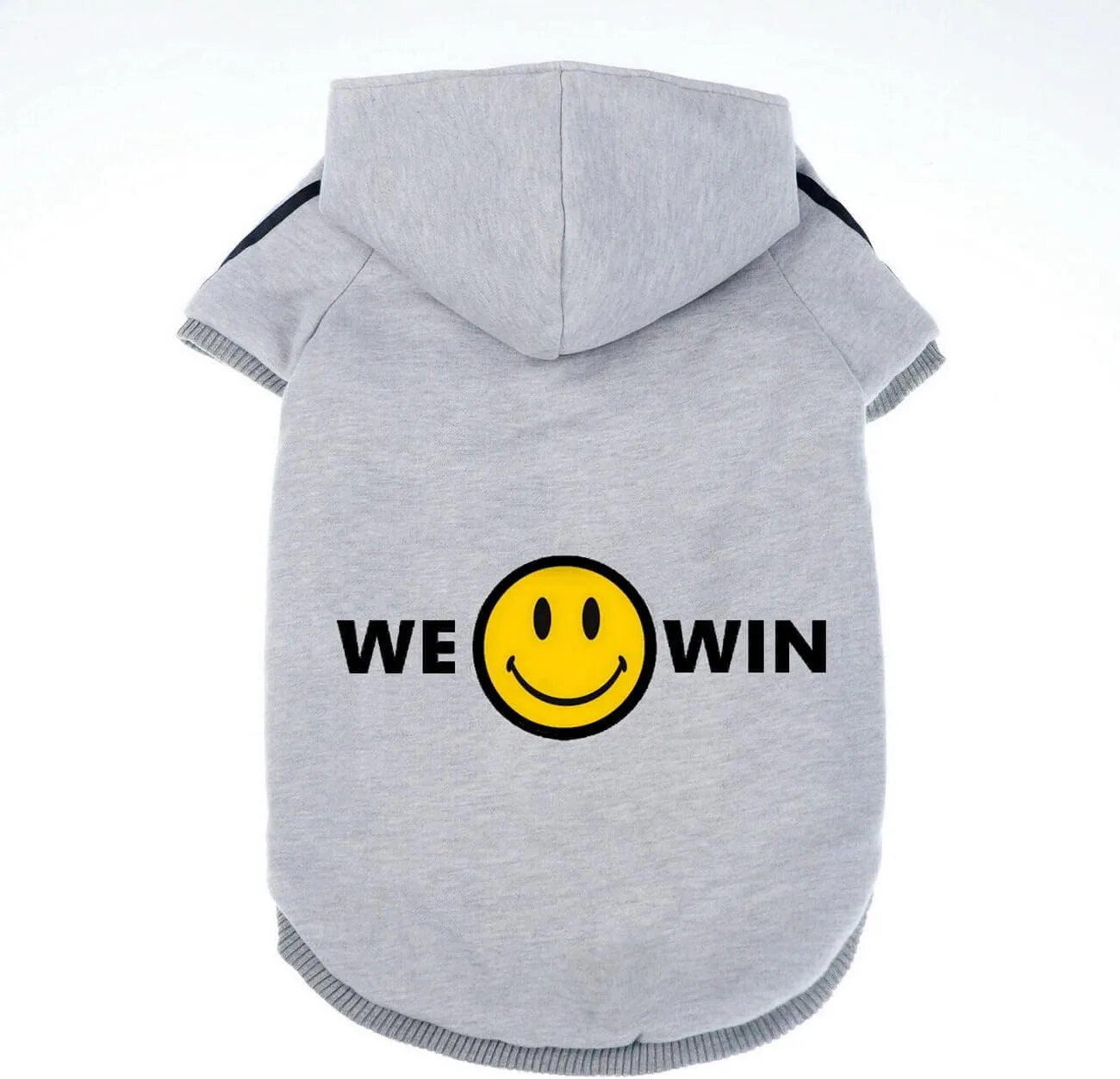 Weowin Pet Outfit - Cute Dog Hoodies Tracksuit Sweater Sweatshirt Winter Cold Weather Coat 2-Legs Grey for Small Medium Large Dogs Boy or Girl (X-Large)